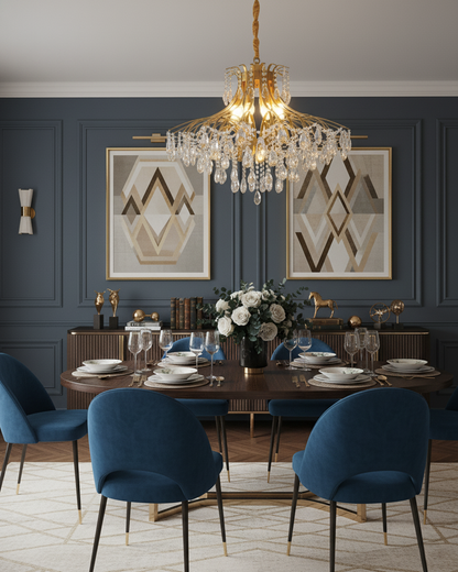 Lustre Célestine Cristal Glycine Cascade