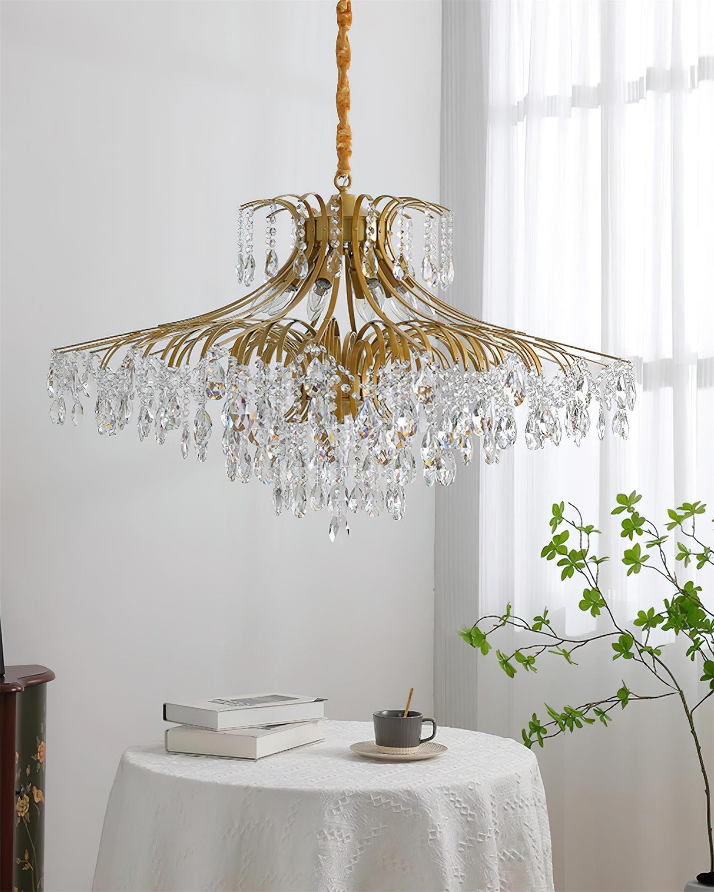 Lustre Célestine Cristal Glycine Cascade