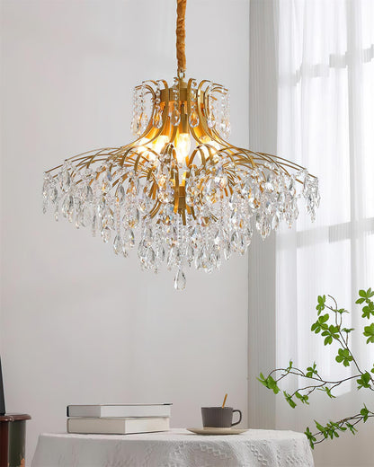 Lustre Célestine Cristal Glycine Cascade