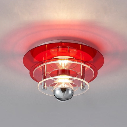 Plafonnier LED acrylique ÉLise Retro Color Layers