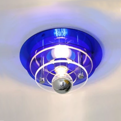 Plafonnier LED acrylique ÉLise Retro Color Layers