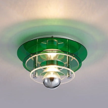 Plafonnier LED acrylique ÉLise Retro Color Layers