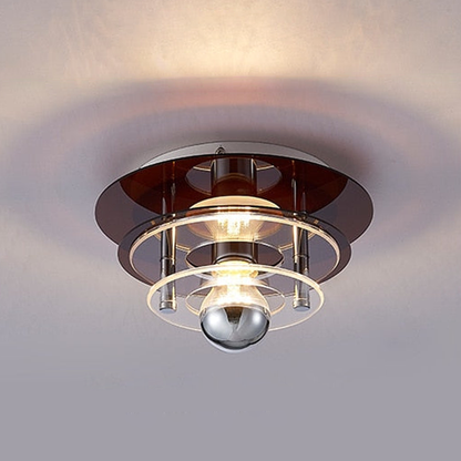 Plafonnier LED acrylique ÉLise Retro Color Layers