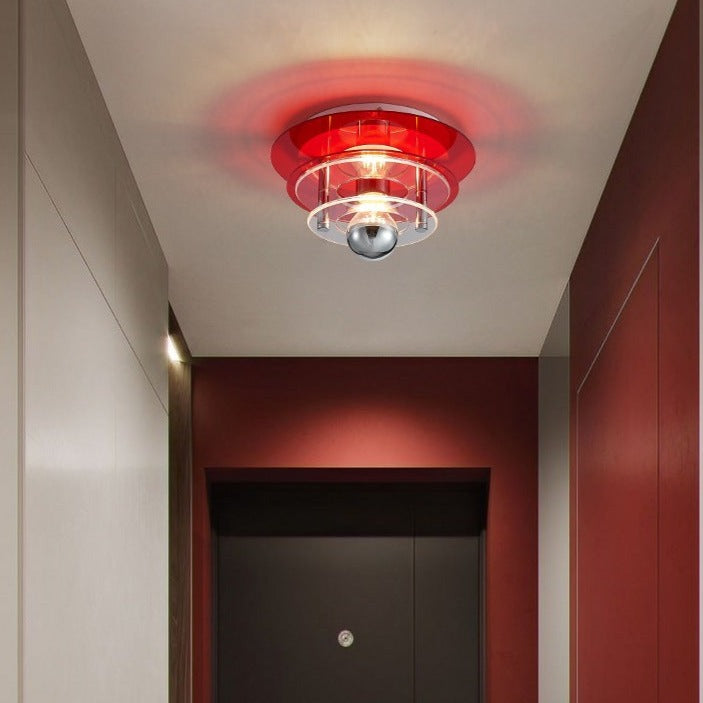 Plafonnier LED acrylique ÉLise Retro Color Layers