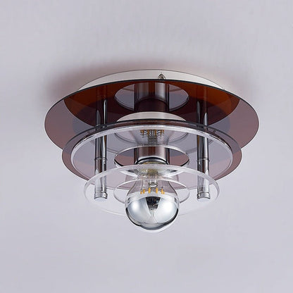 Plafonnier LED acrylique ÉLise Retro Color Layers