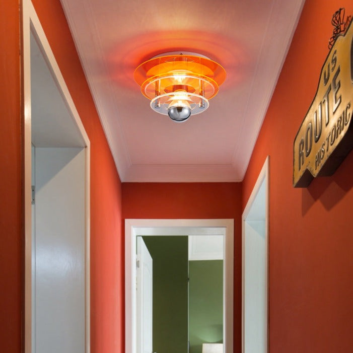 Plafonnier LED acrylique ÉLise Retro Color Layers