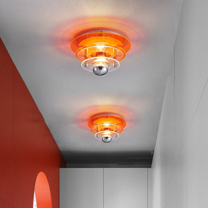 Plafonnier LED acrylique ÉLise Retro Color Layers