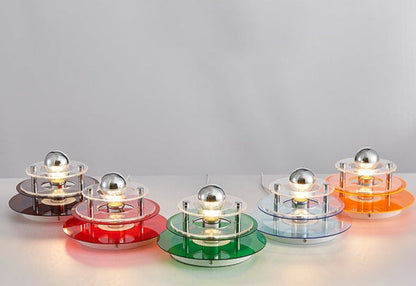 Plafonnier LED acrylique ÉLise Retro Color Layers