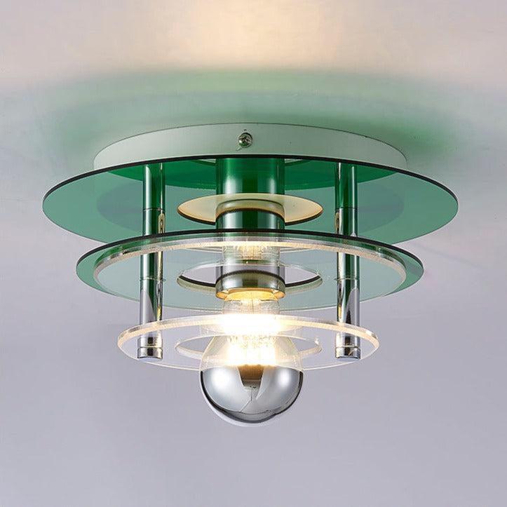Plafonnier LED acrylique ÉLise Retro Color Layers