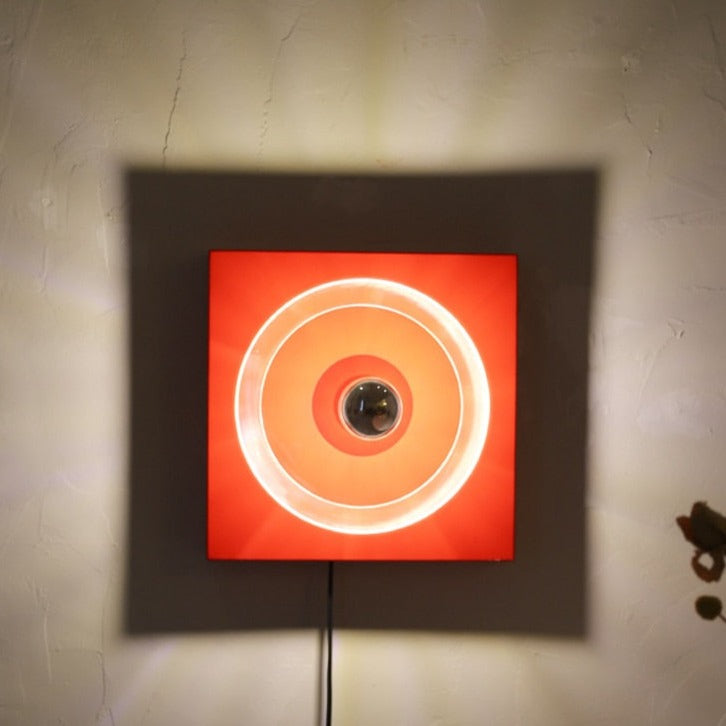 Applique Murale LED Camille Rétro Carrée "Space Age"