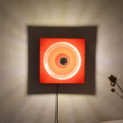 Applique Murale LED Camille Rétro Carrée "Space Age"