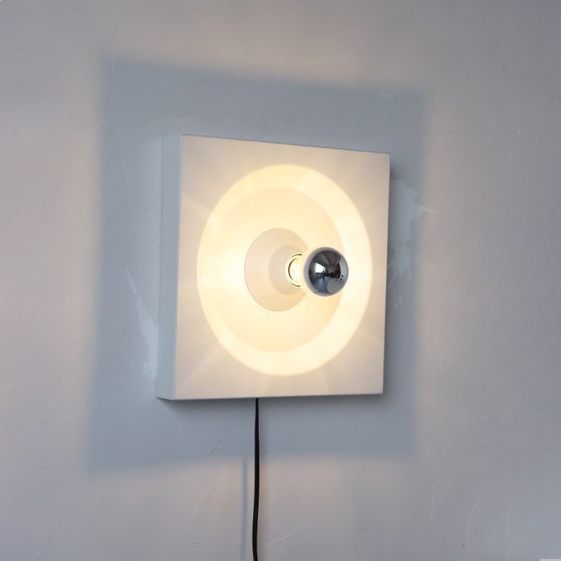 Applique Murale LED Camille Rétro Carrée "Space Age"
