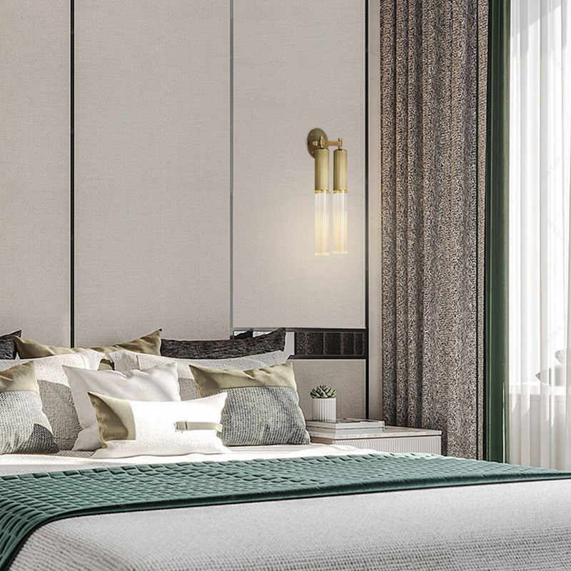 Colette Ripple Drop Tube LED Wall Lamp