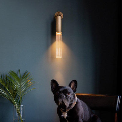 Colette Ripple Drop Tube LED Wall Lamp
