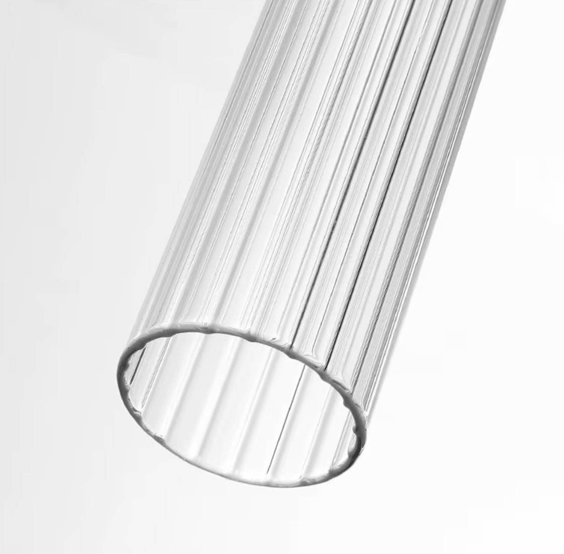 Isabelle Ripple Drop Gold Tube LED Pendant Light Modern Multi Head Fixture