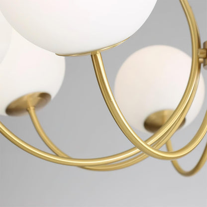 Lustre réglable en bois et verre Élodie Rocky
