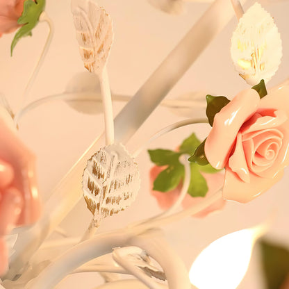Amélie Rose Flowers Chandelier