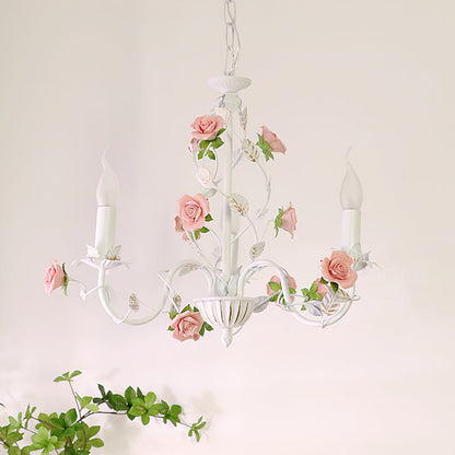 Amélie Rose Flowers Chandelier