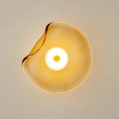 Amélie Round Nebulae Wall Light Glass and Metal LED Lighting