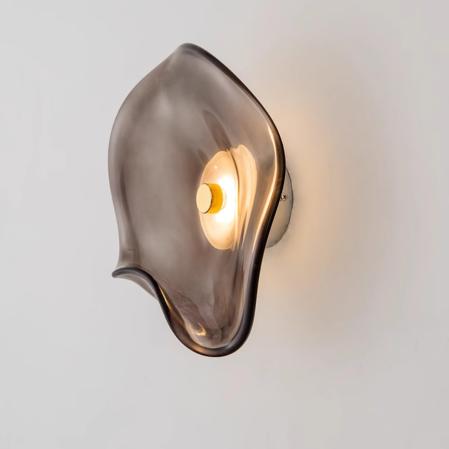 Amélie Round Nebulae Wall Light Glass and Metal LED Lighting