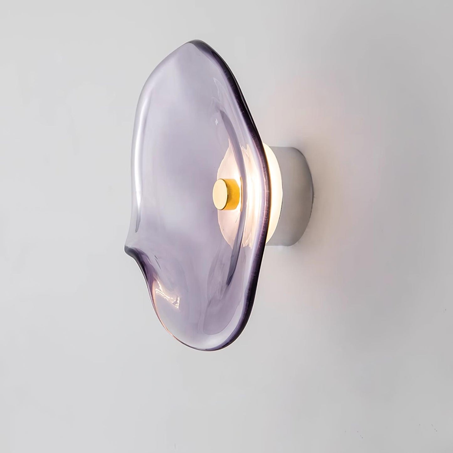 Amélie Round Nebulae Wall Light Glass and Metal LED Lighting