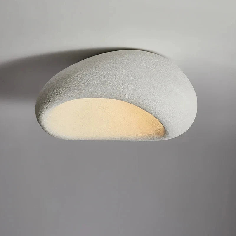 Plafonnier semi-encastré LED Évora minimaliste texturé