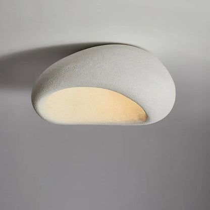 Plafonnier semi-encastré LED Évora minimaliste texturé