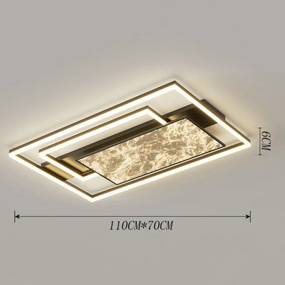 Nordic LED Ceiling Light – Minimalist Dimmable Flush Mount for Living Room & Bedroom
