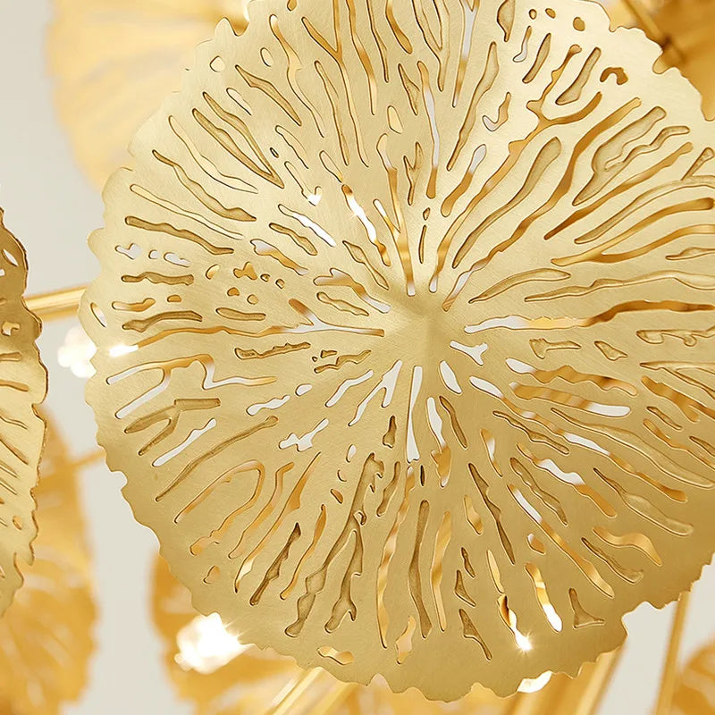 Océane Lotus Leaf Wall Lamp with Modern Artistic Design