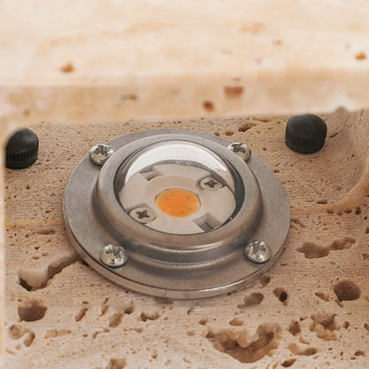 Élise Yellow Travertine LED Wall Lamp Japan Style Luxury