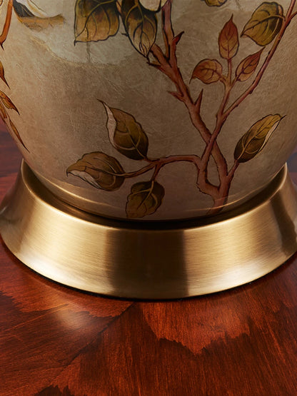 Grande lampe de table LED en céramique pour la décoration du salon et de la chambre
