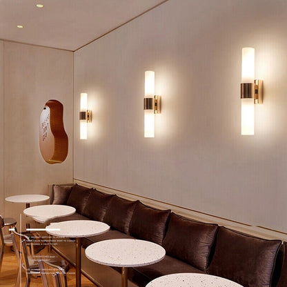 Margaux Nordic Stone & Glass Sconce