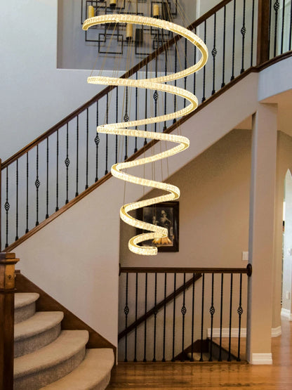 Modern Crystal Pendant Light for Dining Room and Living Room