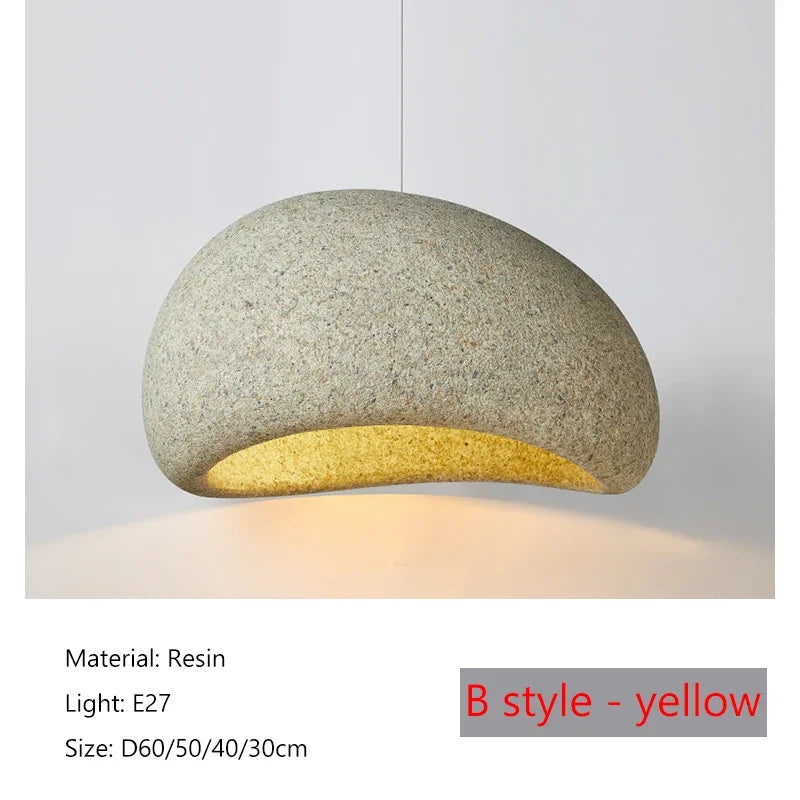 Sophie Wabi Sabi Résine Suspension Plafonnier Minimaliste