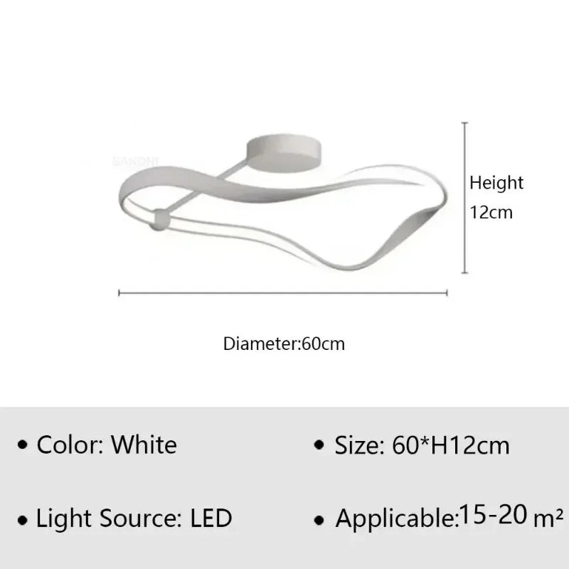 Plafonnier anneau minimaliste Camille