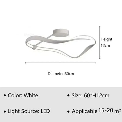 Plafonnier anneau minimaliste Camille