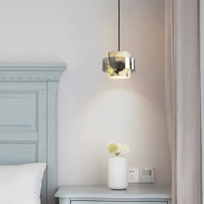 Suspension Selene Marble Halo