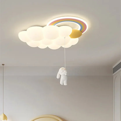 Plafonnier LED Élodie Nuage Nordique Moderne pour Chambre d'Enfant