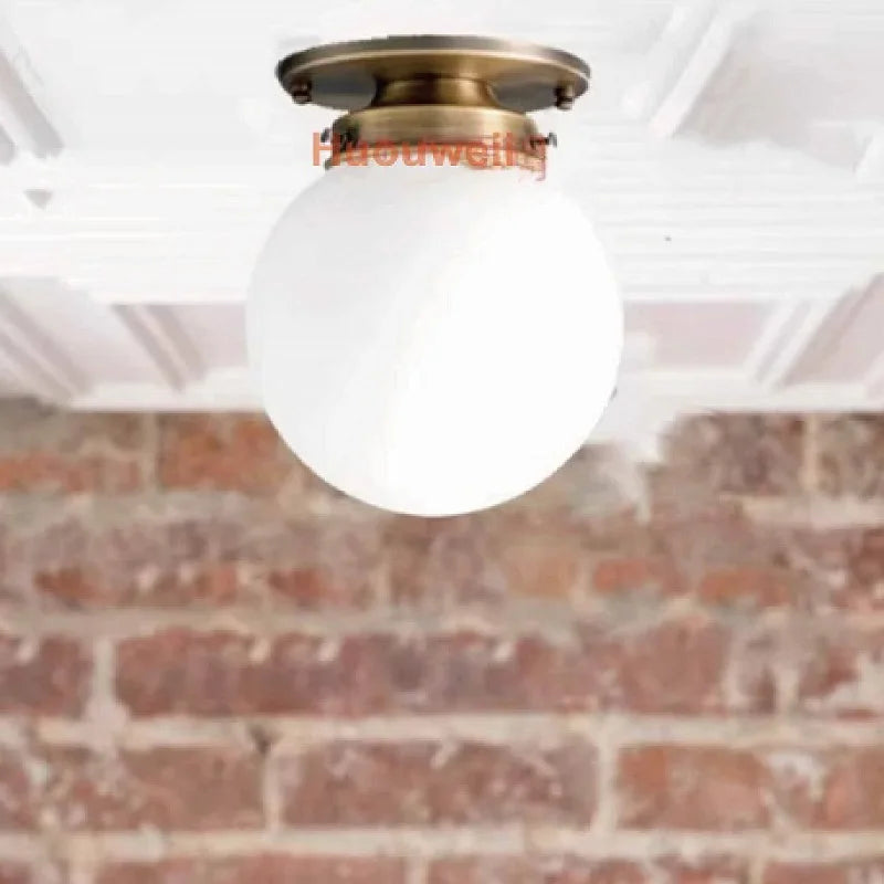 Plafonnier globe en verre minimaliste Elise