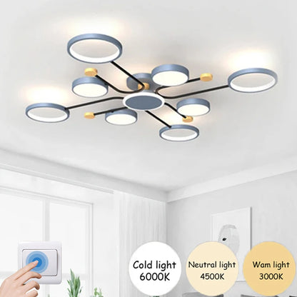 Céline Modern Multi-Light LED Ceiling Chandelier