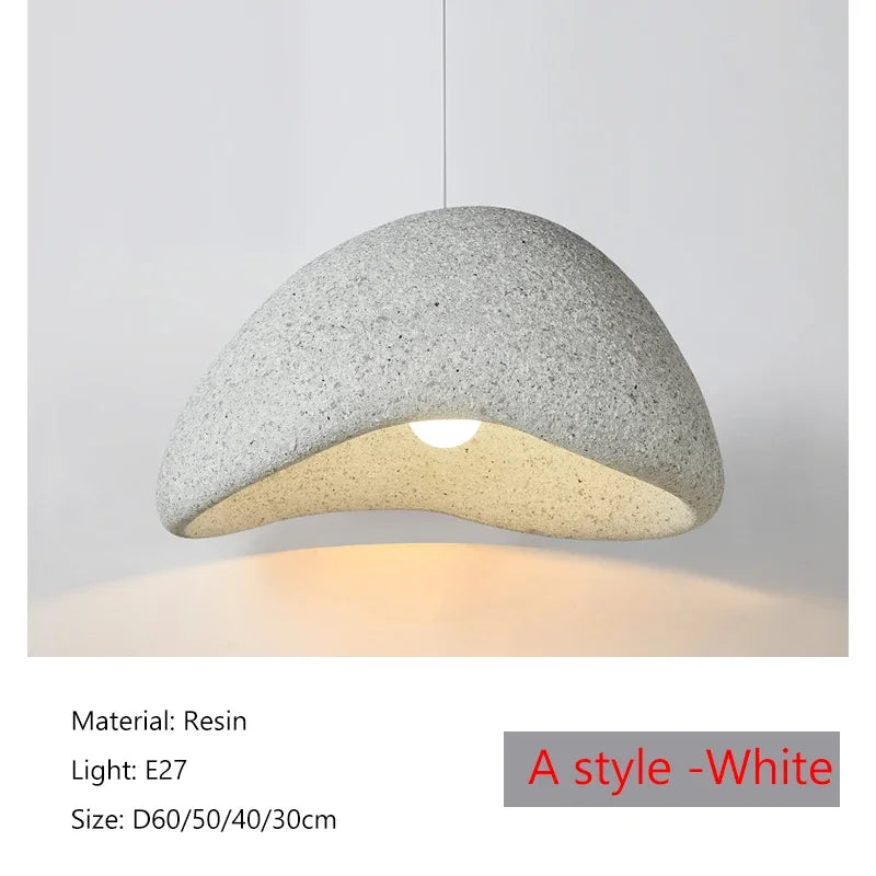 Sophie Wabi Sabi Résine Suspension Plafonnier Minimaliste