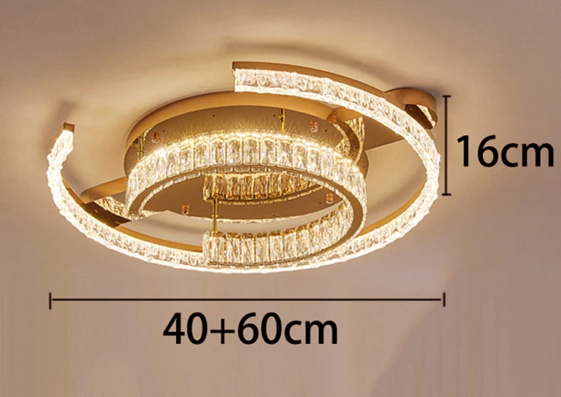 Plafonnier LED moderne – Plafonnier encastré minimaliste en acrylique pour chambre et salon | Options intelligentes de variation d'intensité