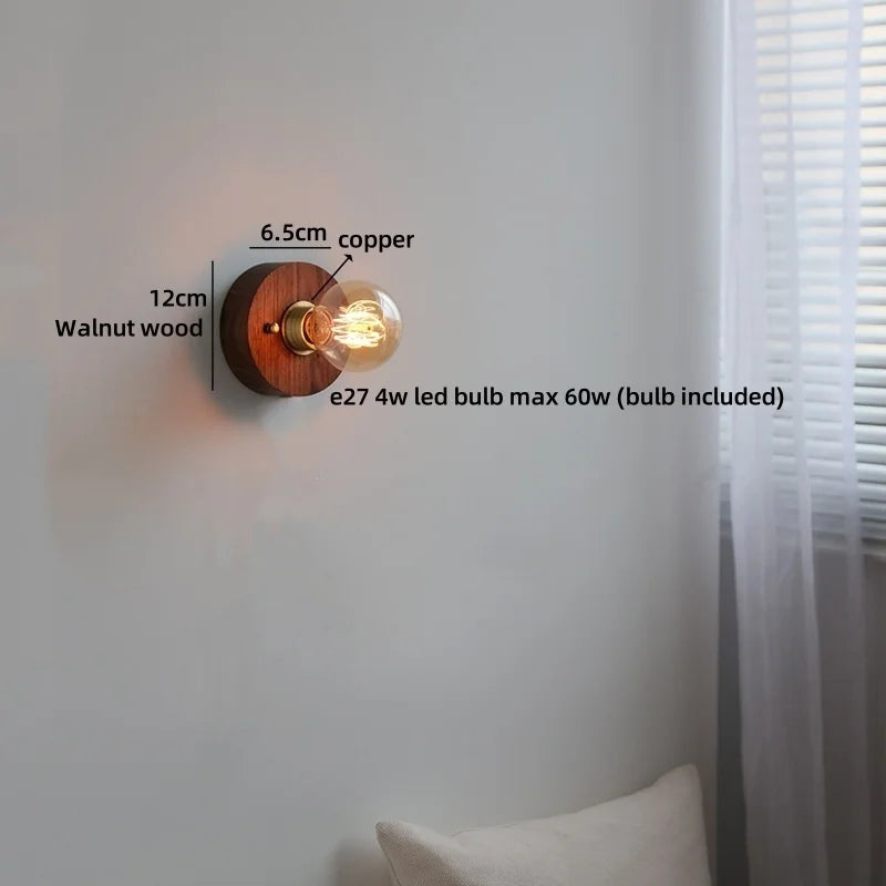 Noémie Wabi Sabi Wood Ceramic Wall Light