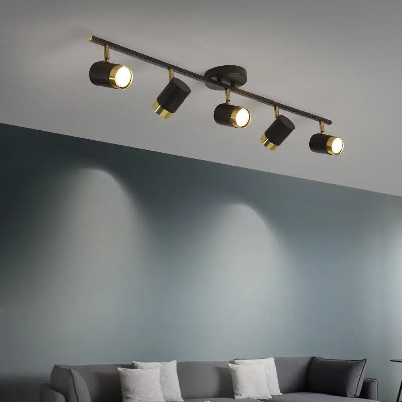 Plafonnier Projecteur LED Élise Noir & Blanc Moderne