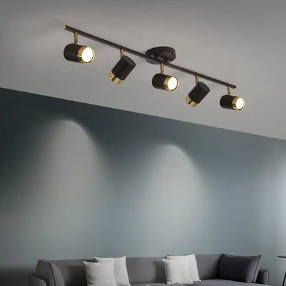 Plafonnier Projecteur LED Élise Noir & Blanc Moderne