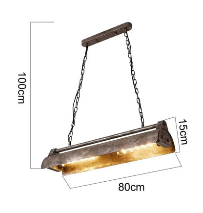 Clémence Industrial Loft Retro Chain Pendant Light