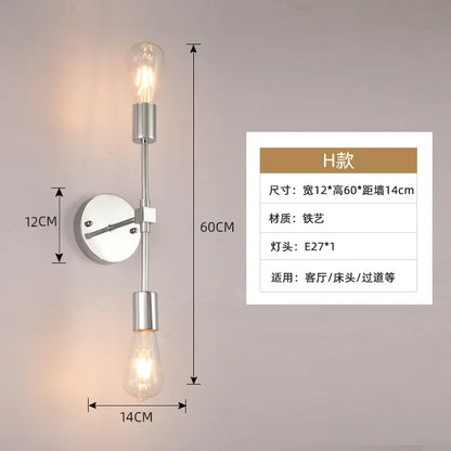 Applique murale Isabelle Double Tête Lampe Miroir Minimaliste