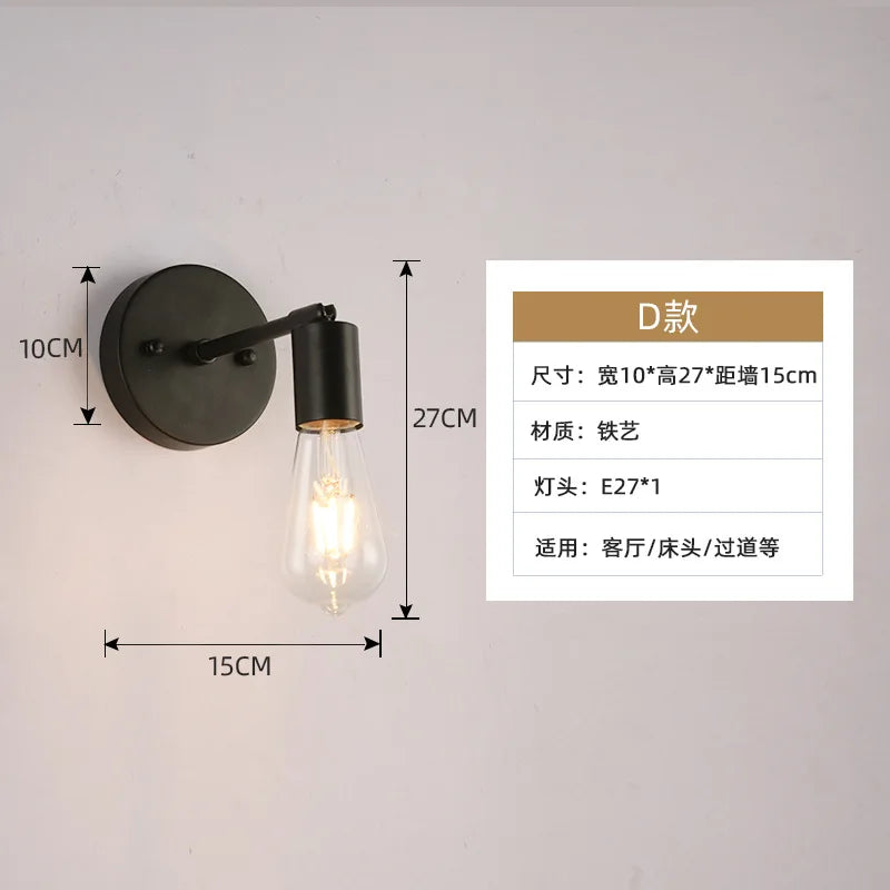 Applique murale Isabelle Double Tête Lampe Miroir Minimaliste