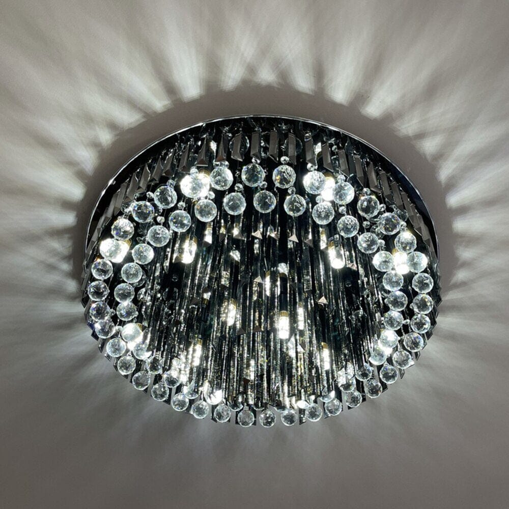 Madeleine Meridian Black Crystal Chandelier