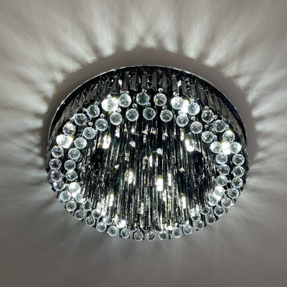 Madeleine Meridian Black Crystal Chandelier